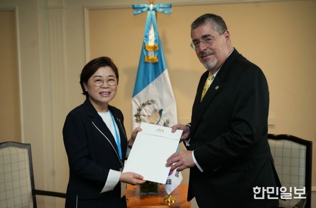 과테말라 대통령 예방