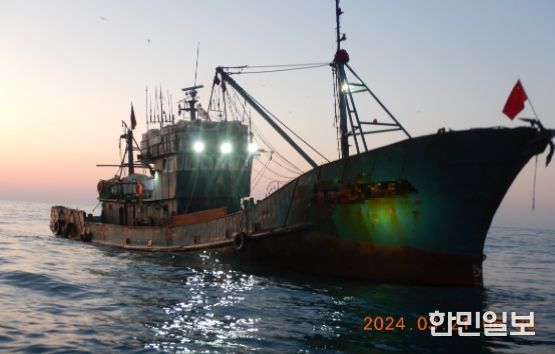 노영어 A호 선체 전경