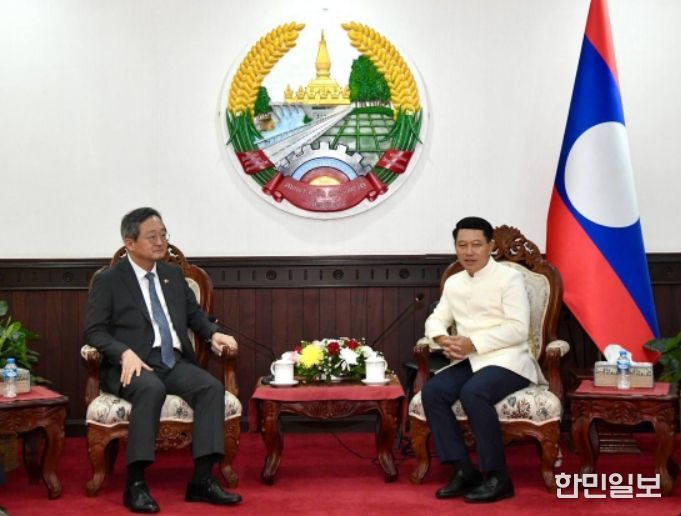 정병원 외교부 차관보, 라오스 부총리 겸 외교장관 예방