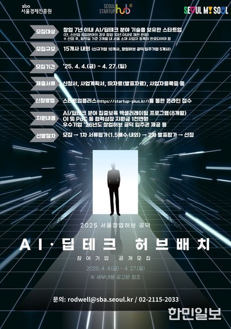 참여기업 모집 포스터