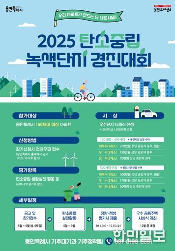 탄소중립 녹색단지 경진대회 홍보 포스터