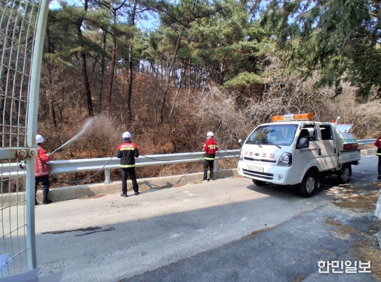 김제시, 산림 인접 의료기관 산불 대응 합동 대피훈련