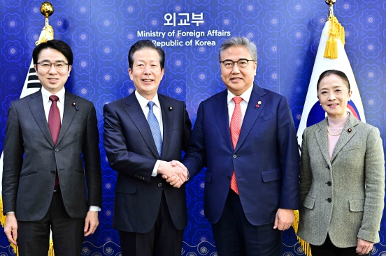 박진 외교부 장관, 일본 공명당 대표 접견