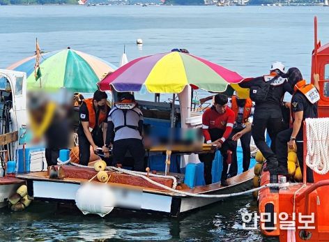 사천해경, 사천시 신수도 인근해상 응급환자 긴급 이송