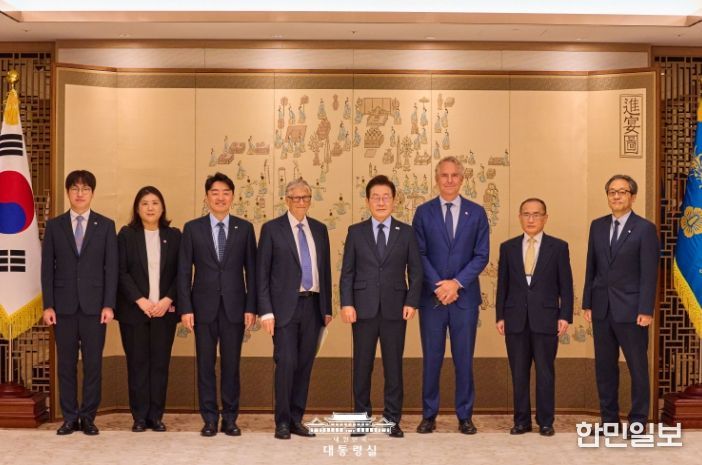 '빌 게이츠' 게이츠재단 이사장 접견