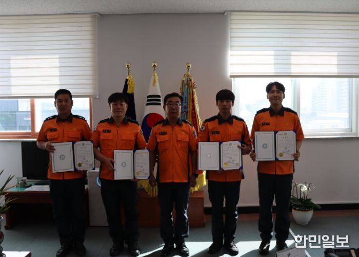 나주소방서, 생명 구한 구급대원에 ‘세이버 인증서’ 수여