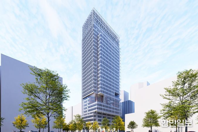 여의도동 36-1 복합시설 재건축 사업 투시도