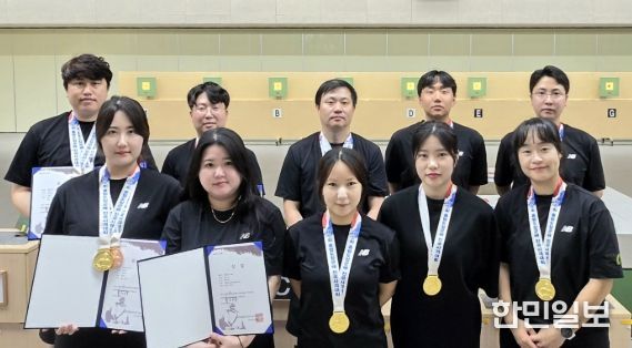 청주시청 사격부, 전국사격대회서 메달 7개 쾌거