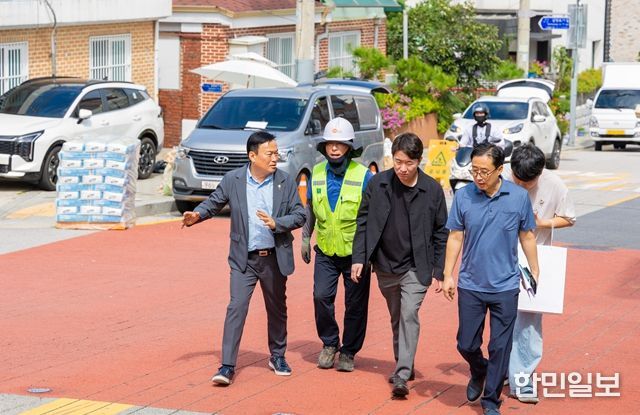 도로열선 설치 현장 방문