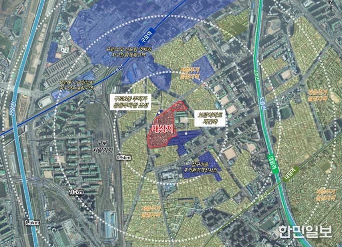 위치도 (구로구 구로동 511일대 모아타운)