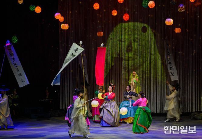 마당극 ‘일타홍’ 공연 모습