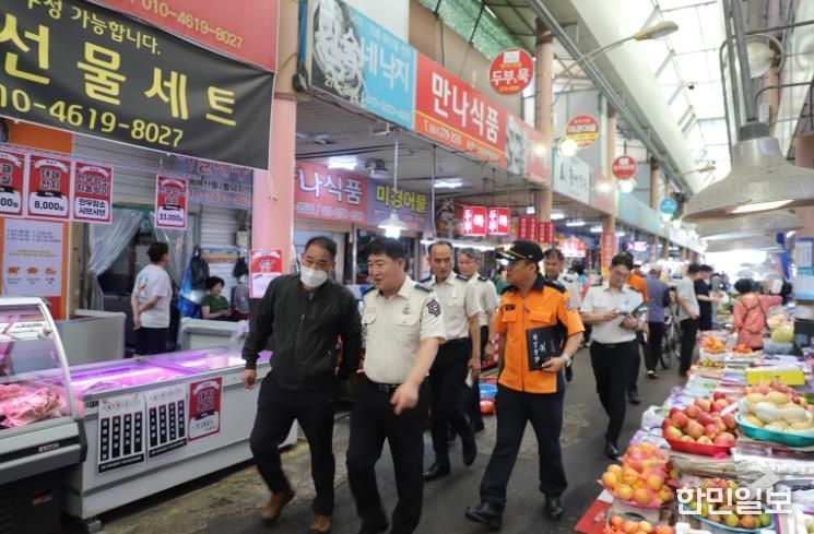 목포소방서, 추석 명절 대비 화재예방강화지구 방문