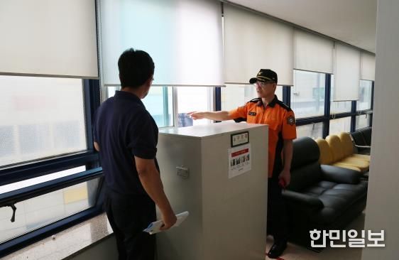 강기원 홍성소방서장, 추석 연휴 대비 요양시설 현장 지도