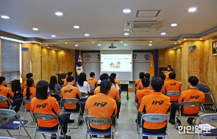 홍성소방서, 긴급구조종합훈련 대비 구급도상훈련 실시