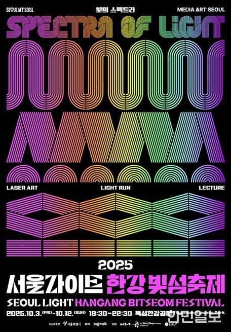 2025 서울라이트 한강 빛섬축제 포스터