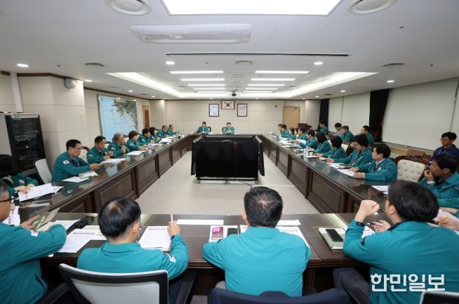 국가정보관리원 화재 사태 대책회의