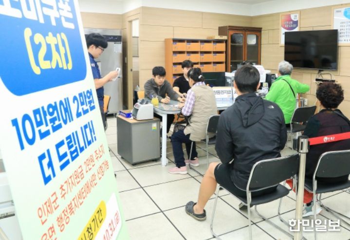 2차 민생회복 소비쿠폰 지급