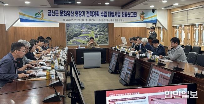 문화유산 중장기 전략계획 수립 연구용역 최종보고회