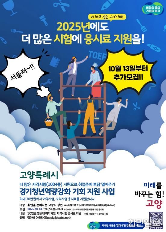 ‘경기청년 역량강화 기회지원사업’추가 모집 안내문