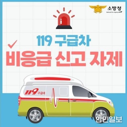 홍성소방서, 비응급 119신고 자제 당부