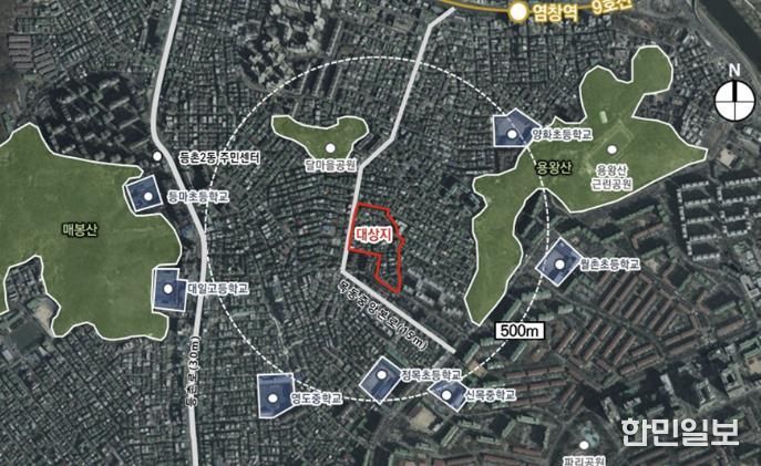 목2동 232번지 일대 위치도