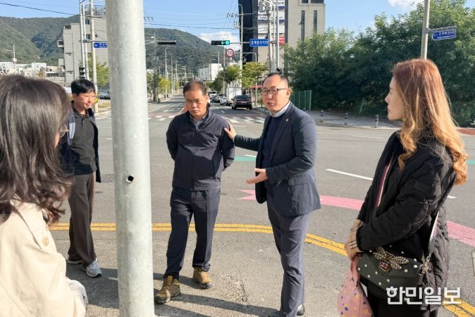 손근호 의원, 옹벽 민원 후속 간담회