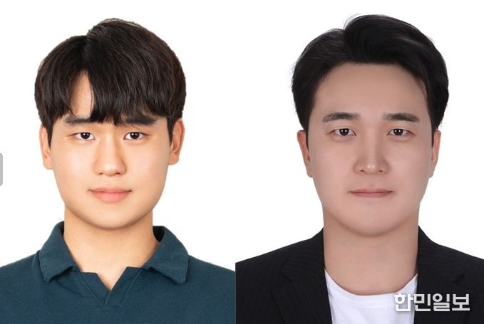 성재경 교수 연구팀(왼쪽부터 대학원생 고민석 씨, 성재경 교수).