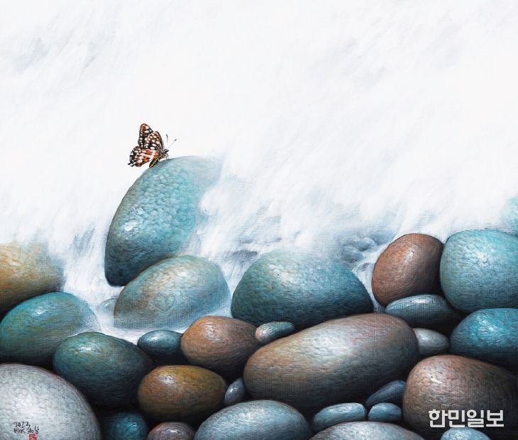 남학호 46년 화업, 돌과 나비로 완성한 ‘불이(不二)의 세계