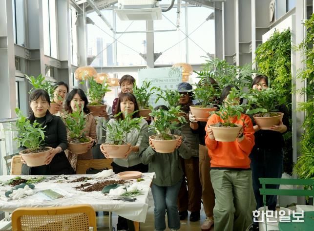 중구, 상일상회 ‘나만의 초록정원’ 프로그램 운영