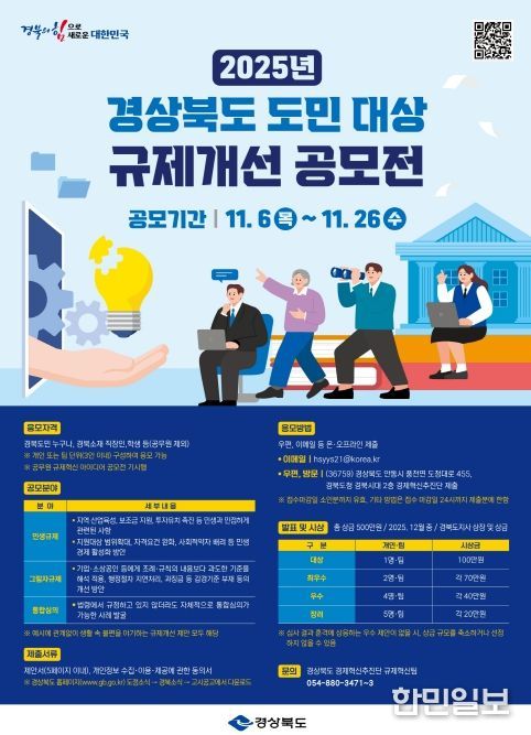 2025년 경상북도 도민 대상 규제개선 공모전