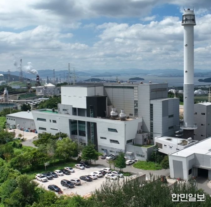 현재 여수시 도시형폐기물 종합처리시설(소각시설) 전경
