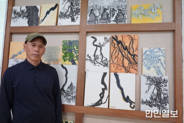 ‘수성송 화가’김창수 개인전“해남의 시간과 삶을 화폭에 담다”