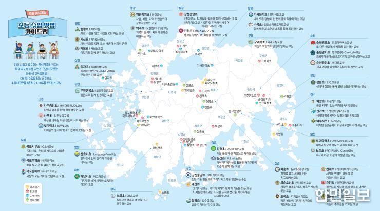 초등 수업 맛집 가이드맵