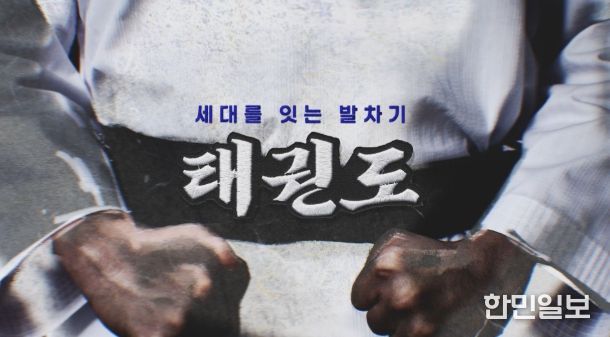 오는 11월 16일부터 매주 일요일 오후 9시 15분 YTN에서 방영되는 ‘세대를 잇는 발차기, 태권도’ 다큐멘터리 타이틀.