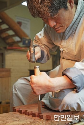 전라남도 무형유산에 지정된 설이환 소목장