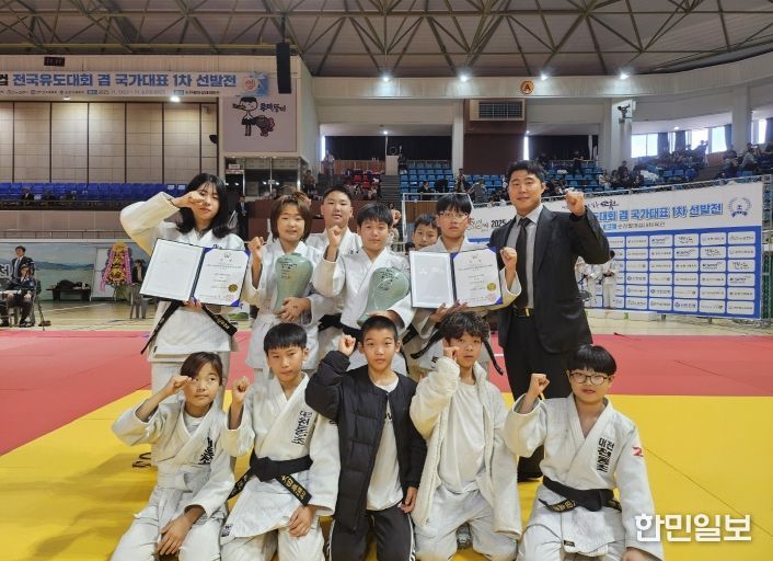 대전천동초 유도부, 순천 전국유도대회서 맹활약