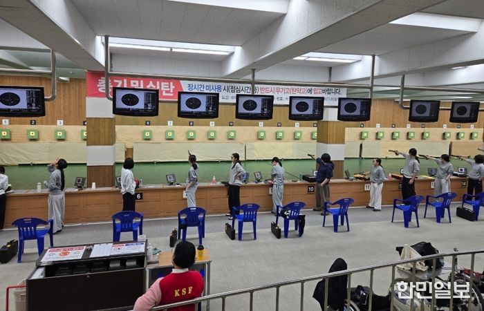 경남사격연맹회장배 10m 공기총 경기 사진