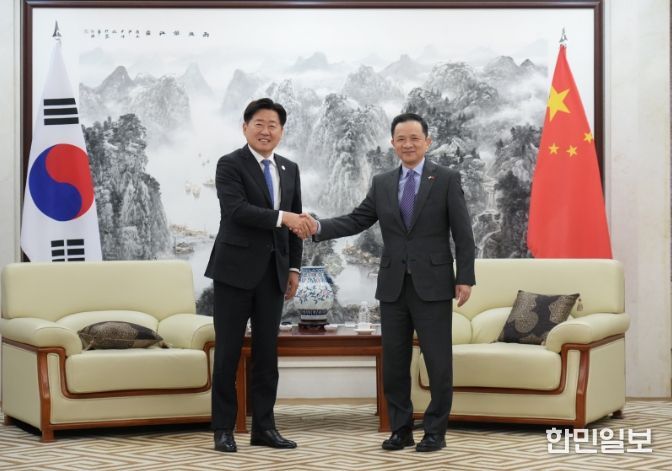 오영훈 지사와 다이빙(戴兵) 주한중국대사 면담