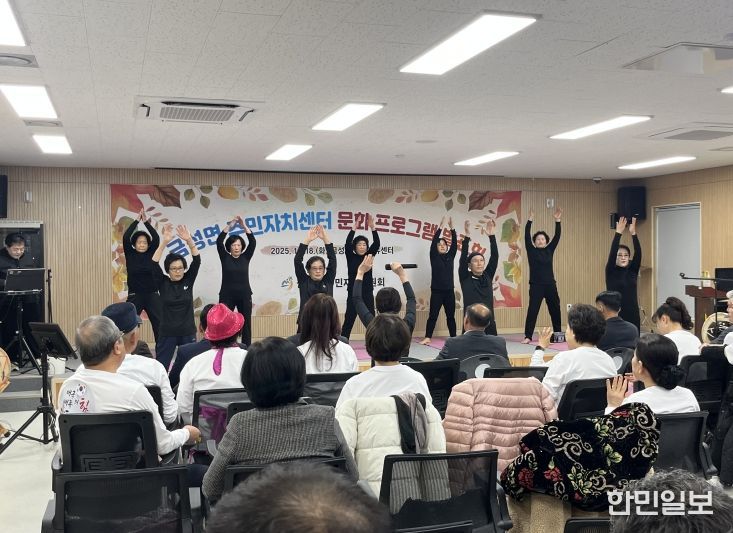 금성면주민자치위원회 4개 문화프로그램 발표회