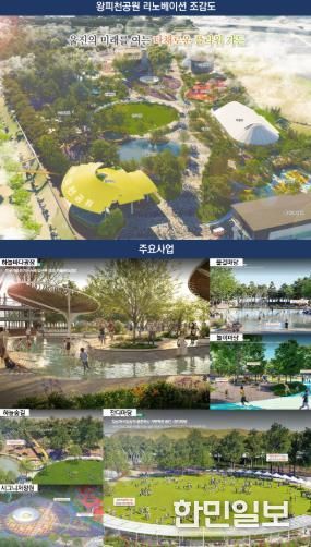 ‘왕피천공원 리노베이션’사업 경상북도 낙후지역 발전전략사업 최종 선정 (조감도)