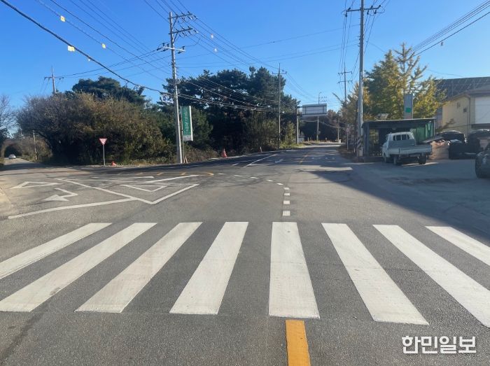 낭산 호암~석천 구간 안전도로로 재탄생
