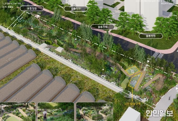 실외정원 조감도