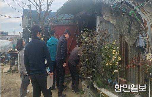 합동점검 사진(주거용 비닐하우스, 2025년 2월)