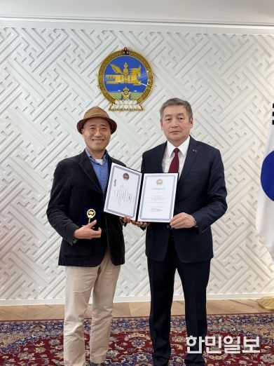 설배환 교수님 훈장 수훈