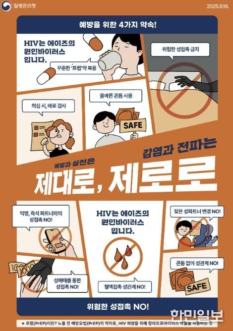 2025년 에이즈 예방 포스터
