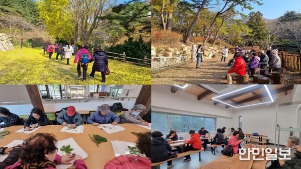 서구 치매안심센터, '숲속 쉼표'가족 힐링 프로그램 운영