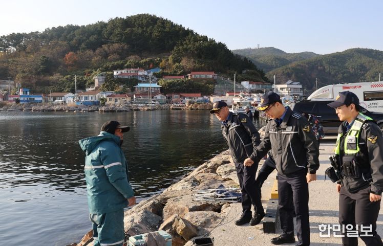 울진해양경찰서장, 동절기 관내 파출소 및 연안 취약해역 현장점검 실시