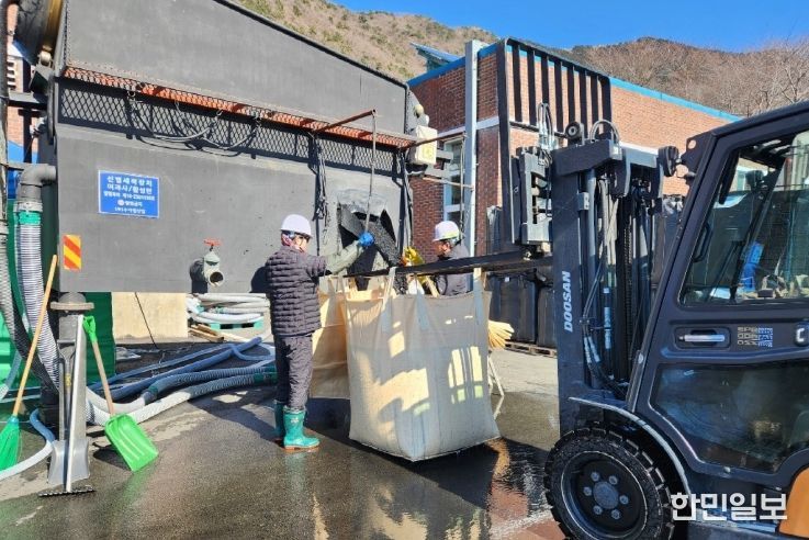 석동정수장 활성탄여과지 여재교체