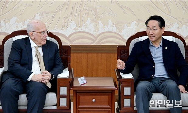 유정복 시장, 존스홉킨스대 글로벌 생명공학 교수진 접견