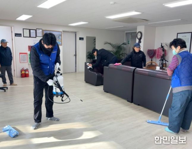 ㈜해피C&T, 인현동 경로당 환경 개선